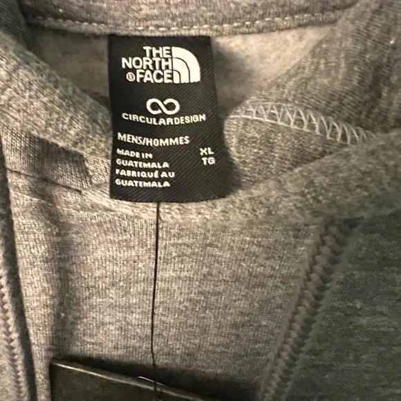 The North Face Charcoal Men's XL Hoodie - Picture 6 of 7